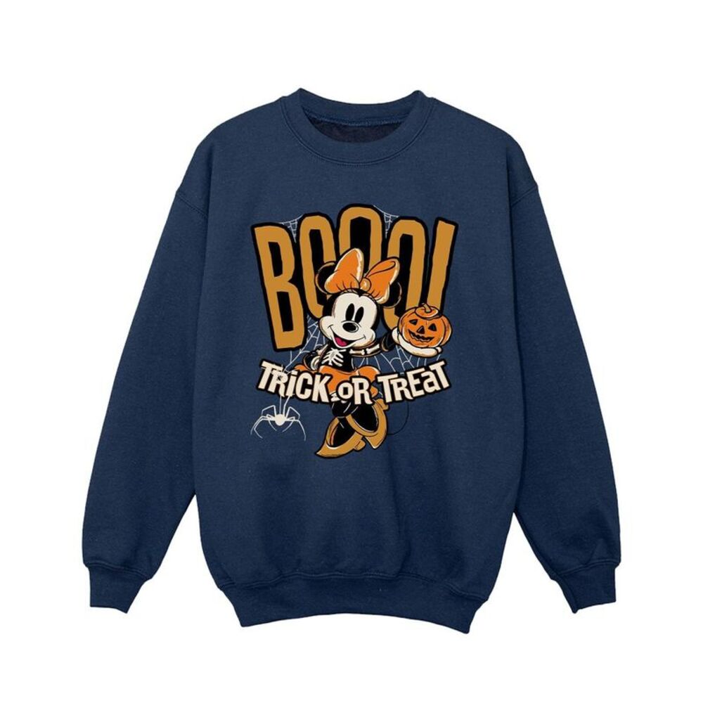 Minnie Mouse Girls Boo Sweatshirt / Navy Blue